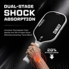 image:imageFusion Nova Carbon Fiber Pickleball Paddle  16mm 3RD Generation Core  T700 Raw Carbon Fiber Textured Surface for Max Spin  Thermoformed Elongated USAPA Approved Pickleball Racket