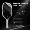 image:imageFusion Nova Carbon Fiber Pickleball Paddle  16mm 3RD Generation Core  T700 Raw Carbon Fiber Textured Surface for Max Spin  Thermoformed Elongated USAPA Approved Pickleball Racket