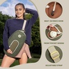 image:imagePickleball Bag for Women Pickleball Backpack Quilted Crossbody Sling Bag Tennis Bag Backpack Pickle Ball Paddle Bag