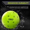 image:imagePickleball Balls Outdoor Pickleballs USAPA Approved Enhanced Durability Pickle Ball with RotoMolded amp Seamless Design 40 Holes Green Pickleballs for Beginners ProfessionalsGreen