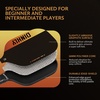image:imagePickleball Paddles Set of 24 USAPA Approved GraphiteFiberglass Pickleball Racket 2 Pickleball Rackets 4 Balls and 1 Portable Carry Bag Aesthetic Pickle Ball Set for Men Women Beginners2 Amber Glow  Grey  Graphite