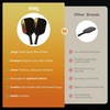 image:imagePickleball Paddles Set of 24 USAPA Approved GraphiteFiberglass Pickleball Racket 2 Pickleball Rackets 4 Balls and 1 Portable Carry Bag Aesthetic Pickle Ball Set for Men Women Beginners2 Amber Glow  Grey  Graphite