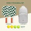 image:imagePickleball Paddles Set of 24 USAPA Approved GraphiteFiberglass Pickleball Racket 2 Pickleball Rackets 4 Balls and 1 Portable Carry Bag Aesthetic Pickle Ball Set for Men Women Beginners2 Wave Check  Gray  Graphite