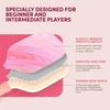 image:imagePickleball Paddles Set of 24 USAPA Approved GraphiteFiberglass Pickleball Racket 2 Pickleball Rackets 4 Balls and 1 Portable Carry Bag Aesthetic Pickle Ball Set for Men Women Beginners2 Aurora Stream  Gray  Graphite