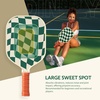 image:imagePickleball Paddles Set of 24 USAPA Approved GraphiteFiberglass Pickleball Racket 2 Pickleball Rackets 4 Balls and 1 Portable Carry Bag Aesthetic Pickle Ball Set for Men Women Beginners4 Green Check  Warm Orange  Graphite