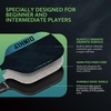 image:imagePickleball Paddles Set of 24 USAPA Approved GraphiteFiberglass Pickleball Racket 2 Pickleball Rackets 4 Balls and 1 Portable Carry Bag Aesthetic Pickle Ball Set for Men Women Beginners2 Sumie black Grey  Graphite