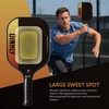 image:imagePickleball Paddles Set of 24 USAPA Approved GraphiteFiberglass Pickleball Racket 2 Pickleball Rackets 4 Balls and 1 Portable Carry Bag Aesthetic Pickle Ball Set for Men Women Beginners2 Amber Glow  Grey  Graphite