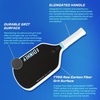 image:imageRadial Pro Pickleball Paddle T700 Raw Carbon Fiber Thermoformed with Foam Injected Walls USAPA Approved Pickle Ball Racket Engineered for Maximum Spin amp Consistency 16mm Polymer