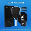 image:imageRadial Pro Pickleball Paddle T700 Raw Carbon Fiber Thermoformed with Foam Injected Walls USAPA Approved Pickle Ball Racket Engineered for Maximum Spin amp Consistency 16mm Polymer