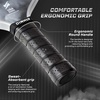 image:imageRaw Carbon Pickleball Paddles Set of 2 T700 Carbon Fiber Rackets with 16MM Honeycomb Polymer Core 4 Balls and 1 Portable Carry Bag USAPA Approved Pickleball Set for Men Women Grey