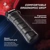 image:imageRaw Carbon Pickleball Paddles Set of 2 T700 Carbon Fiber Rackets with 16MM Honeycomb Polymer Core 4 Balls and 1 Portable Carry Bag USAPA Approved Pickleball Set for Men Women Red amp Blue