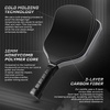 image:imageRaw Carbon Pickleball Paddles Set of 2 T700 Carbon Fiber Rackets with 16MM Honeycomb Polymer Core 4 Balls and 1 Portable Carry Bag USAPA Approved Pickleball Set for Men Women Grey