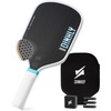 image:imageRadial Pro Series Pickleball Paddle T700 Raw Carbon Fiber Thermoformed with Foam Injected Walls USA Pickle Ball Approved Engineered for Maximum Spin amp Consistency 16mm Hybrid